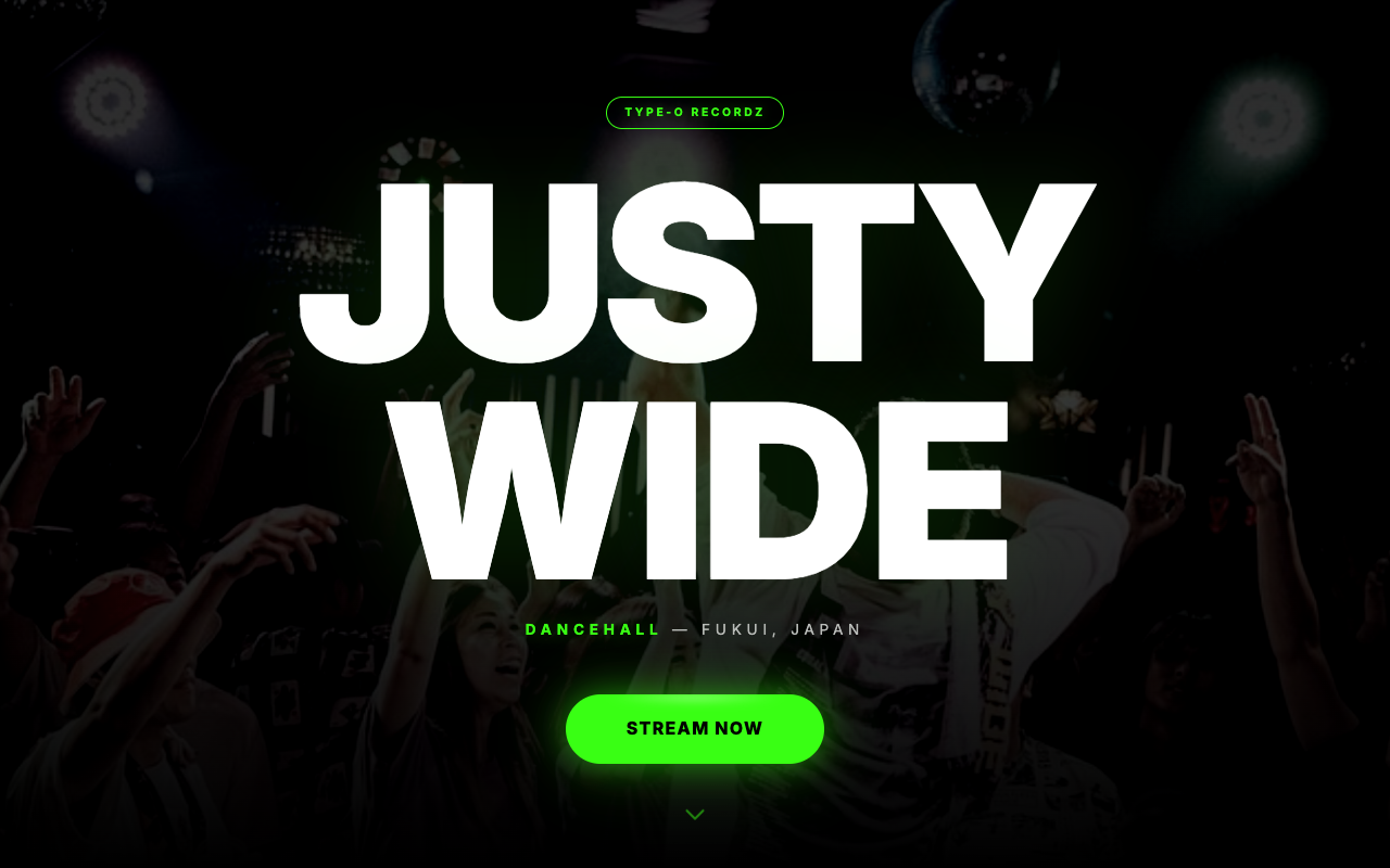 JUSTY WIDE LPスクリーンショット